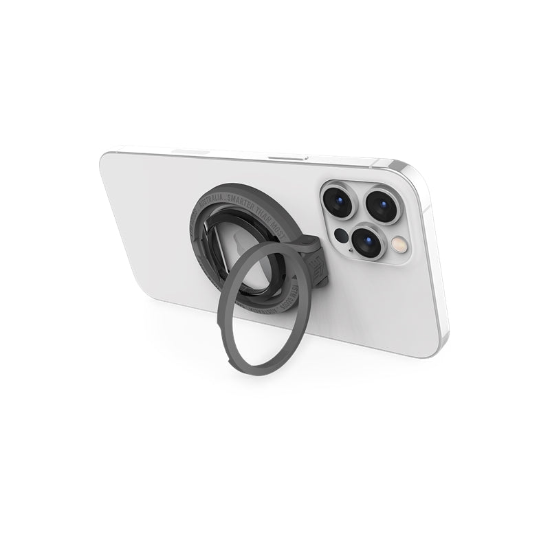 STM MagLoop - MagSafe finger ring with stand function + bottle opener (grey) (2)