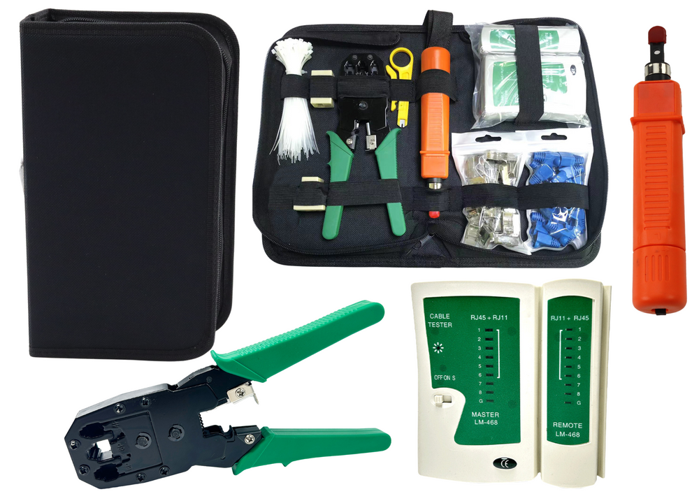 Network Tools 19-in-1 Cable Crimper Kit