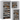 8-tier shoe rack organizer for closet, dustproof cover, gray