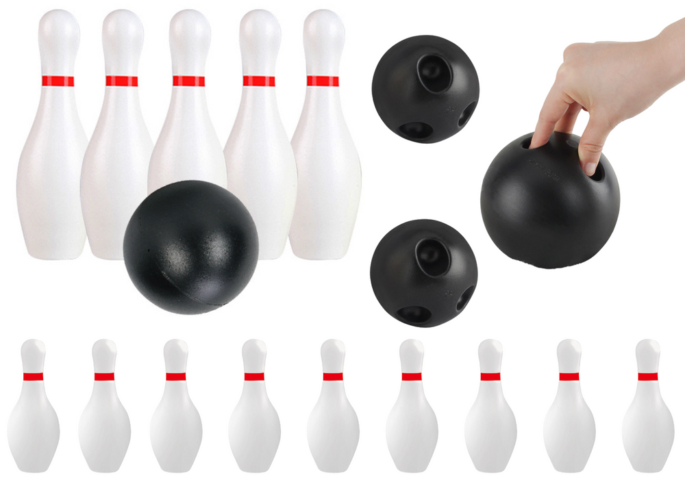 Classic bowling set, two balls, 10-pin bowling arcade game