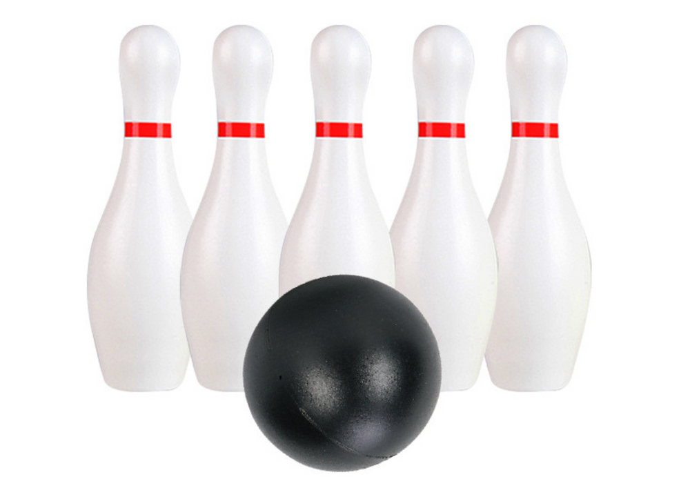 Classic bowling set, two balls, 10-pin bowling arcade game (2)