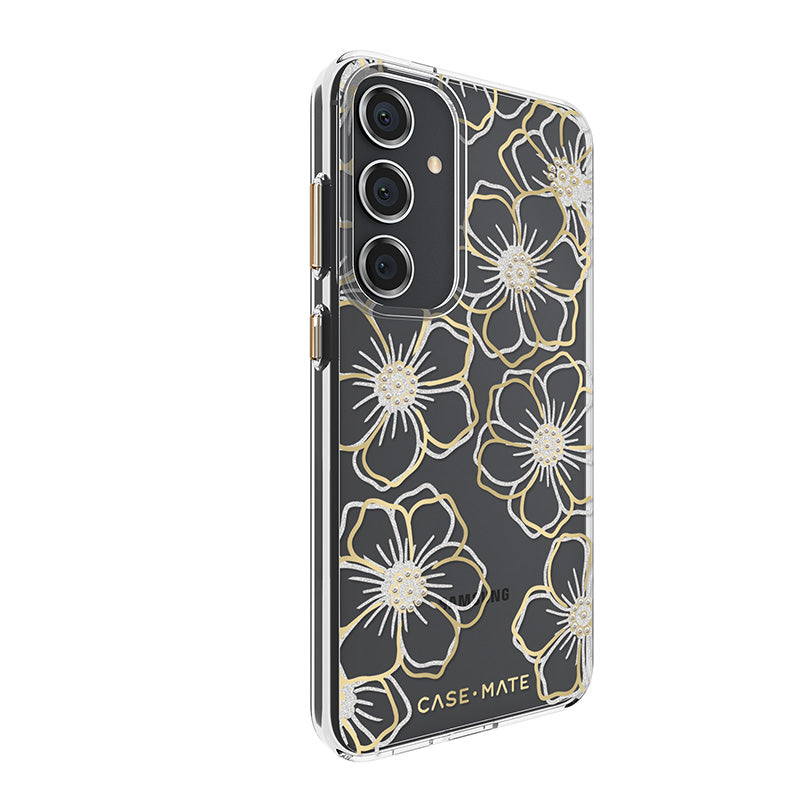 Case-Mate Floral Gems - case for Samsung Galaxy S24+ (gold) (2)