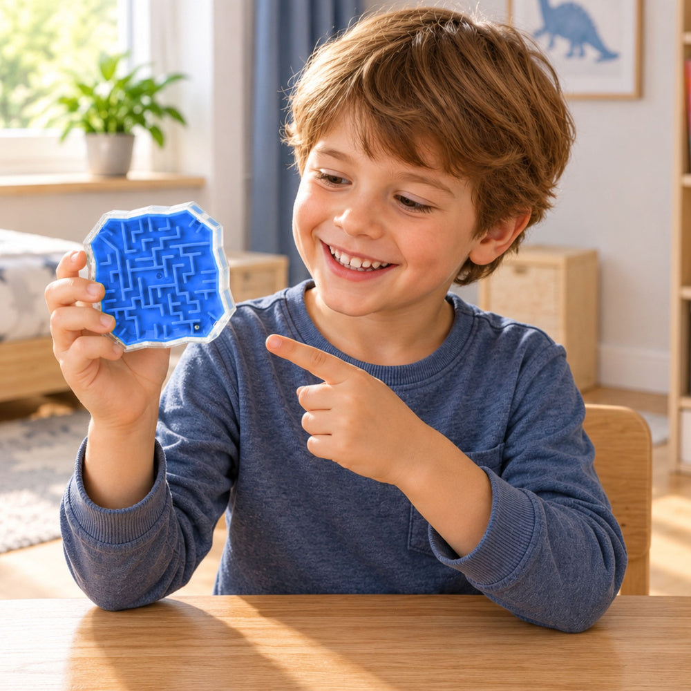 Labyrinth, logic, game, with, blue, ball (2)