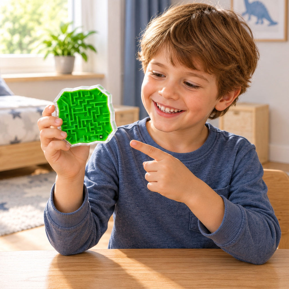 Labyrinth, logic, game, with, green, ball (2)