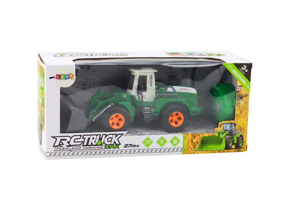 R/C Backhoe Loader Remote-controlled Lifting Arm Green (5)