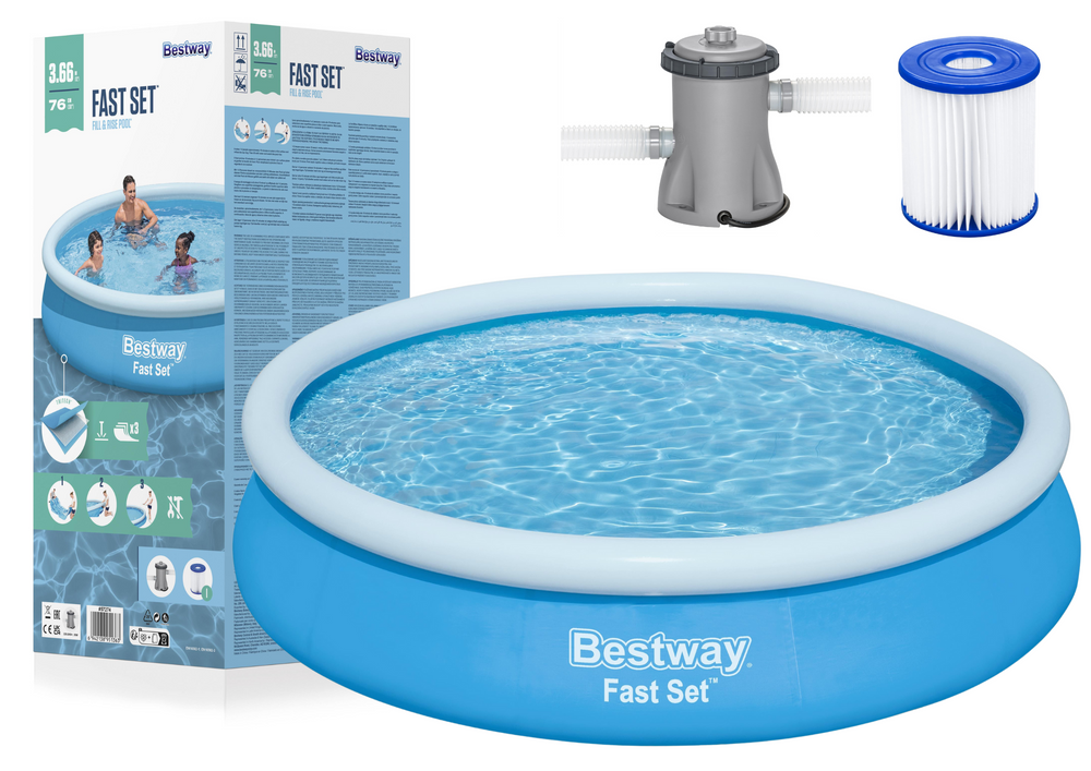 Inflatable pool 366 x 76 cm Bestway 57274