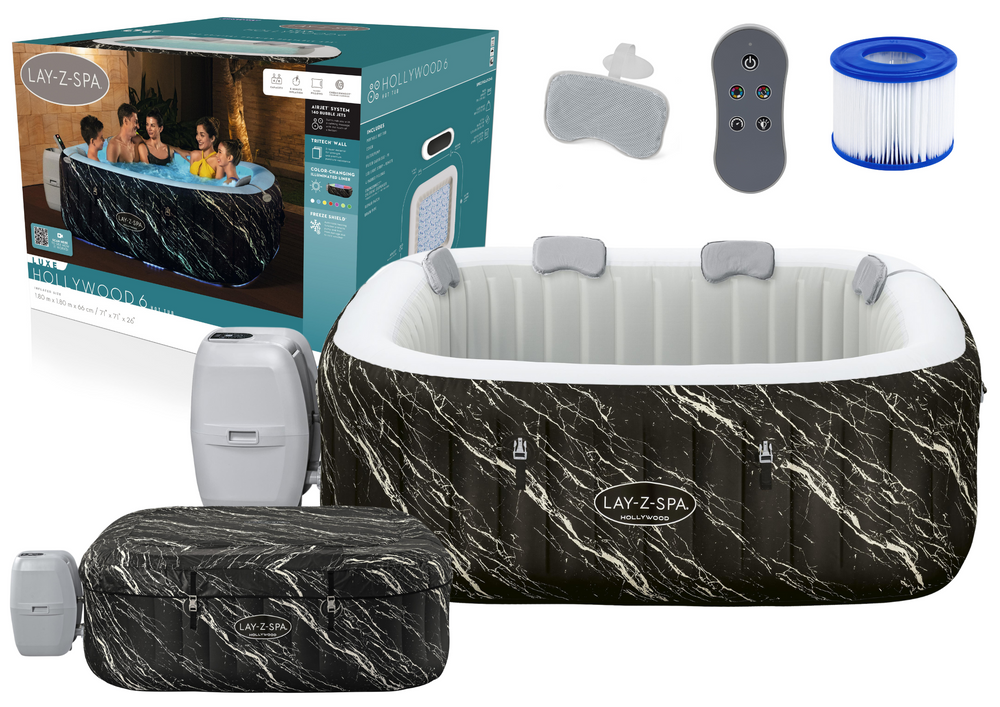 Inflatable Garden Spa Hollywood 180 x 66 cm Bestway 6001F