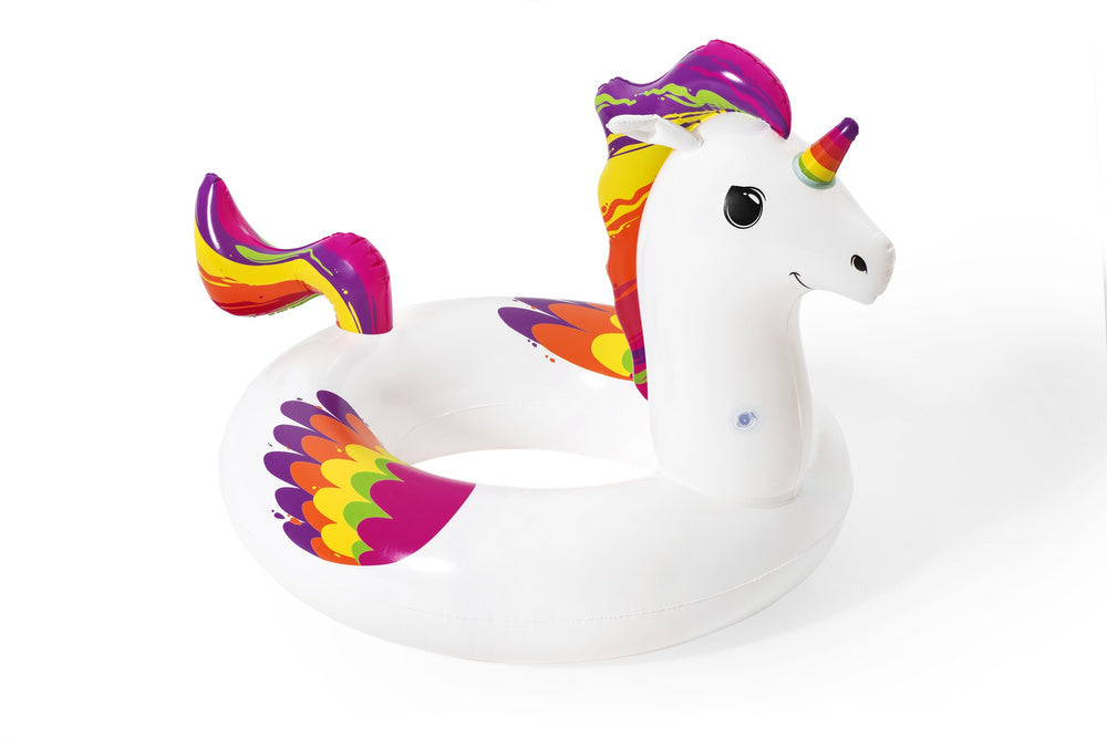 Inflatable unicorn swim ring, 119 x 91 cm, Bestway 36159 (2)
