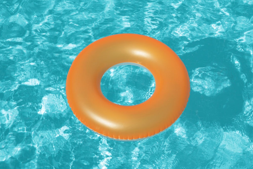 Inflatable swim ring, orange, 76 cm, Bestway 36024 (2)