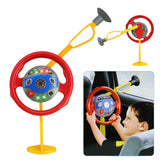 Steering wheel car simulator with suction cups for kids, lights and sounds (5)