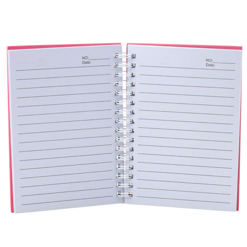 Holographic notebook with mermaid tail, pink, lined, A6, 80 sheets (2)