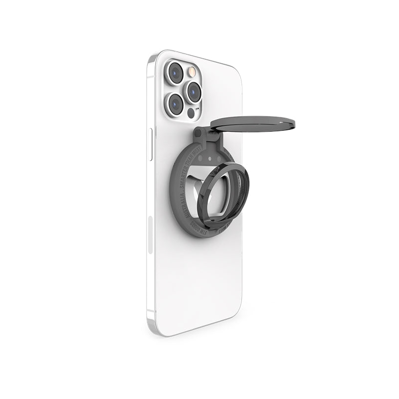 STM MagLoop - MagSafe finger ring with stand function + bottle opener (grey)