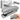 Metal stapler, up to 25 sheets, 24/6/26/6 staples, grey