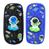 Cosmos Cosmonaut Pencil Case Two Compartments Black (2)