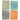 Paper gift bag wavy lines gold 32 x 26 x 12 cm