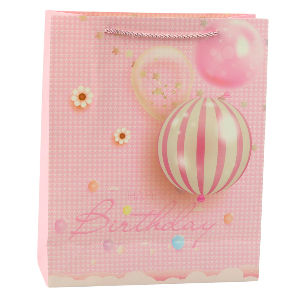 Happy Birthday gift bag balloons 32 x 26 x 12 cm (2)