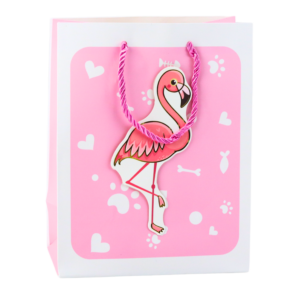 Gift bag 3D animals pastel 23 x 18 x 10cm (2)