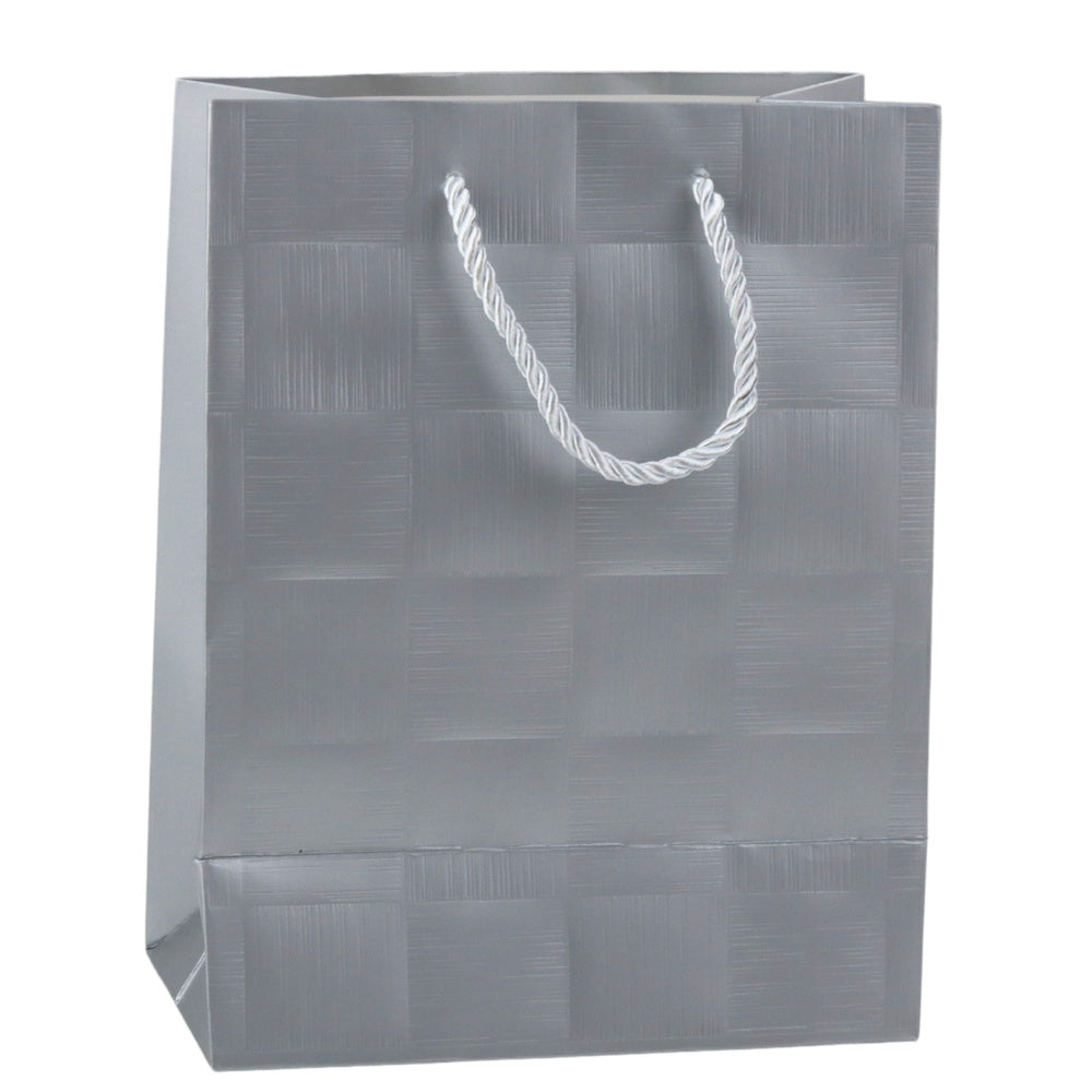 Gift Bag Textured Squares Elegant 23 x 18 x 10 cm (2)