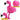 Flamingo plush keychain, fluffy decoration, pink, 12 cm