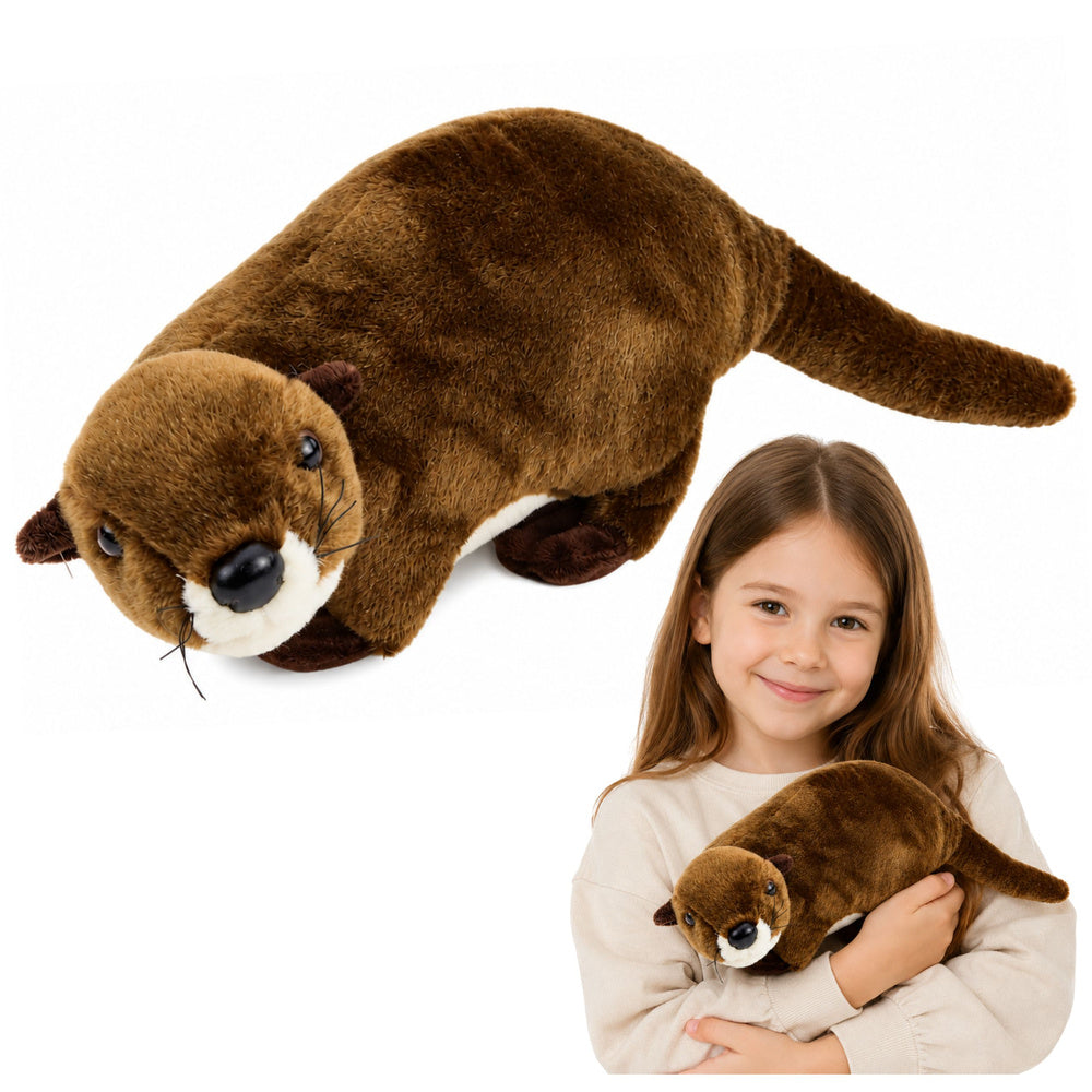 Plush Otter Stuffed Animal Brown 37cm