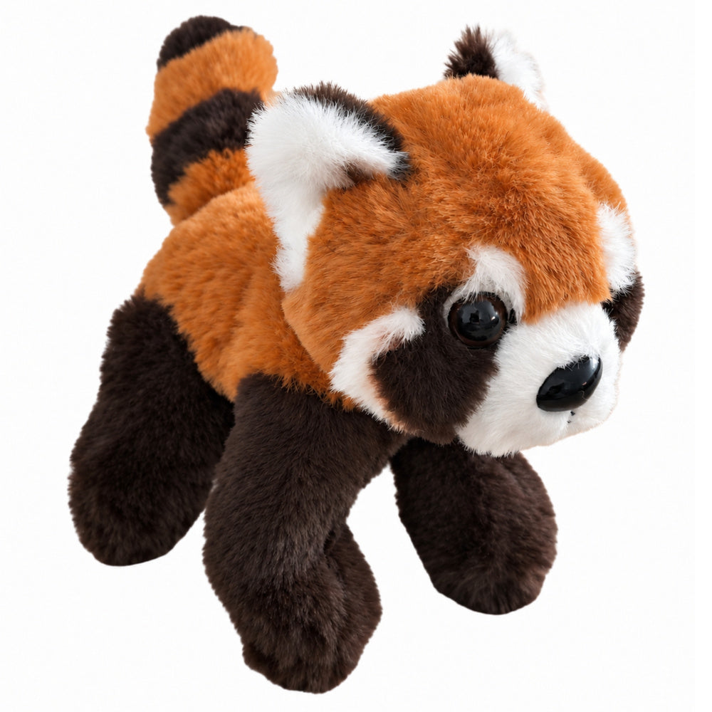 Plush Red Panda Mascot Keychain Ring Carabiner 13cm (2)