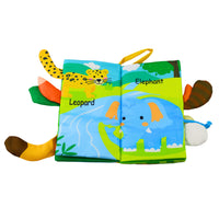 Soft cloth book with crinkle animals for babies (2)
