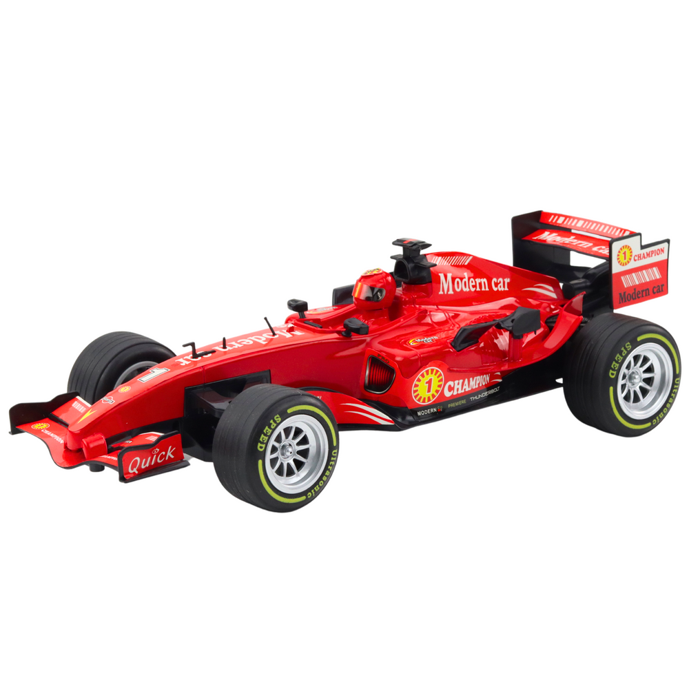 Remote Controlled RC Racing Car Steering Wheel Lights Sounds 1:12 Red (2)