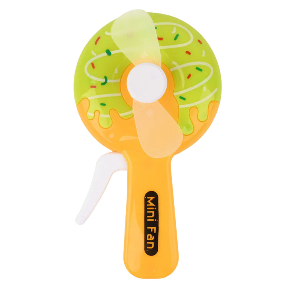 Mini Donut Pinwheel Hand Fans for Kids, 4 designs (2)