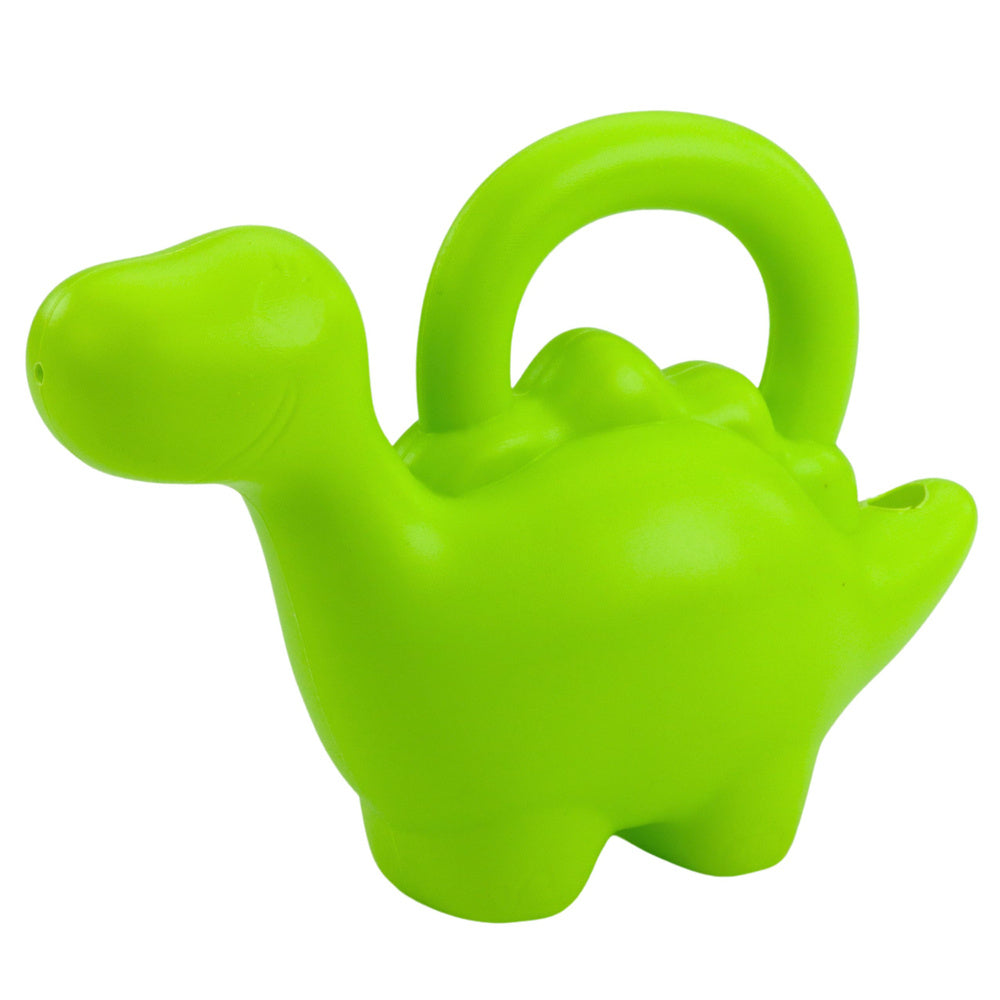 Small plastic watering can for children dinosaur green (2)