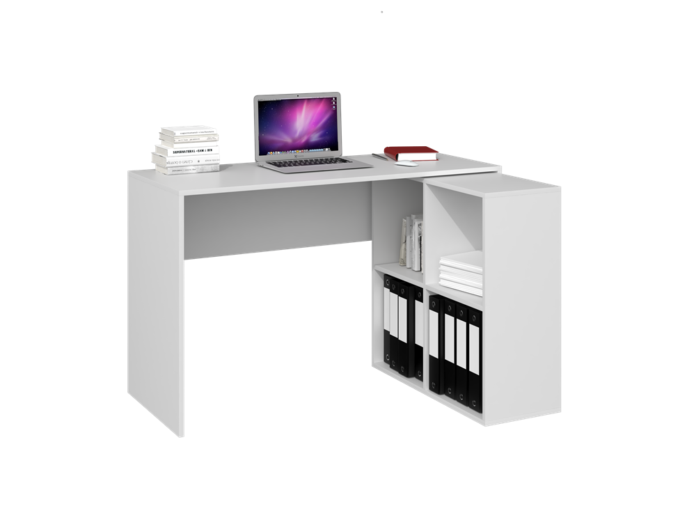 Schreibtisch Plus 2x2 WEISS