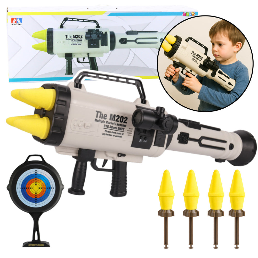 Giant M202 Rocket Launcher Foam Rockets 68cm