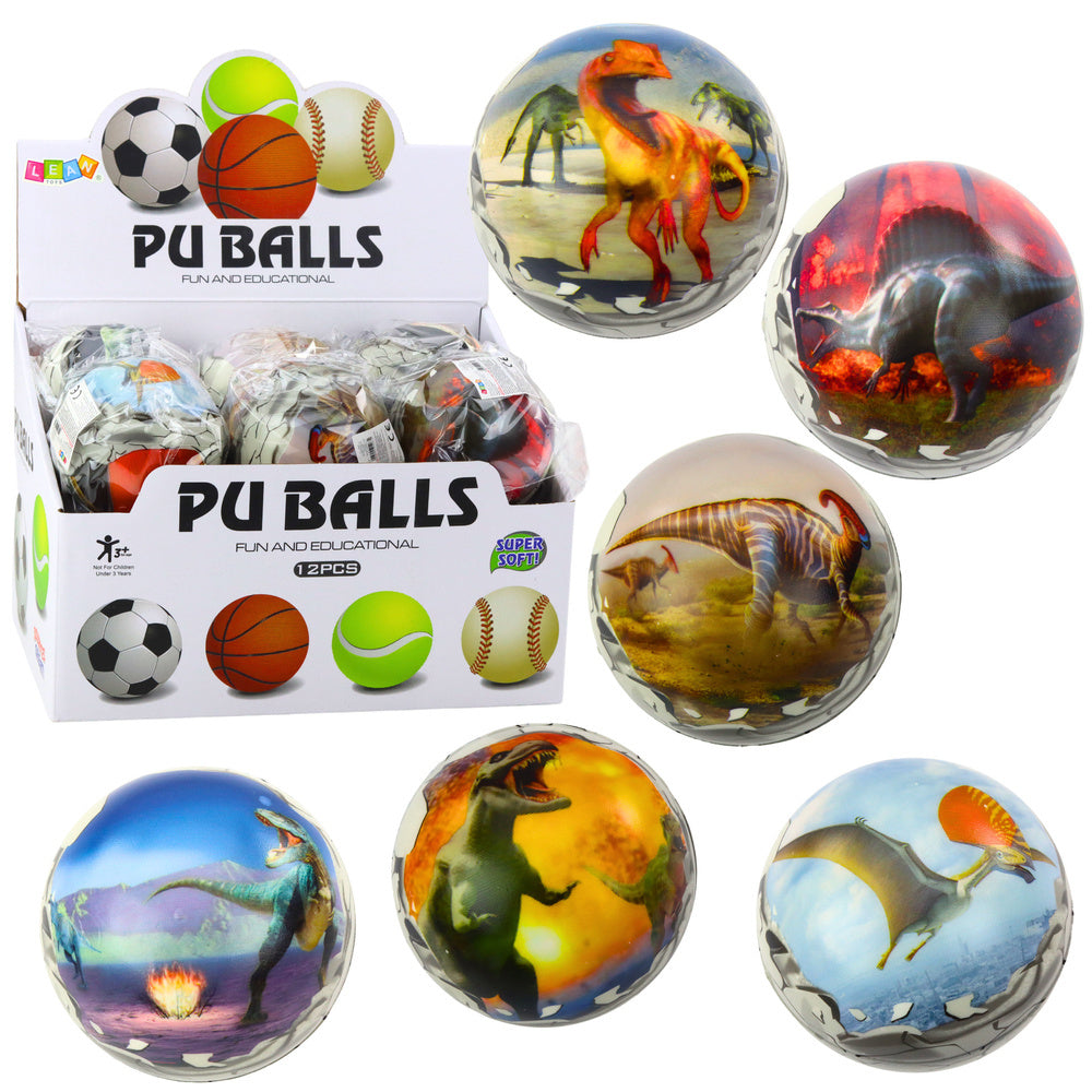 Kneadable ball, dinosaur, foam ball, 7 cm
