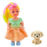 Mini doll in school mix outfit set 12cm (3)