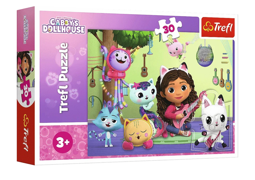 Puzzle 30 pieces Gabi and her charming Trefl house 18301