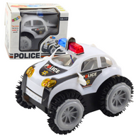 Rollover police car obstacle sensor 360° lights sound white