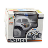Rollover police car obstacle sensor 360° lights sound white (3)