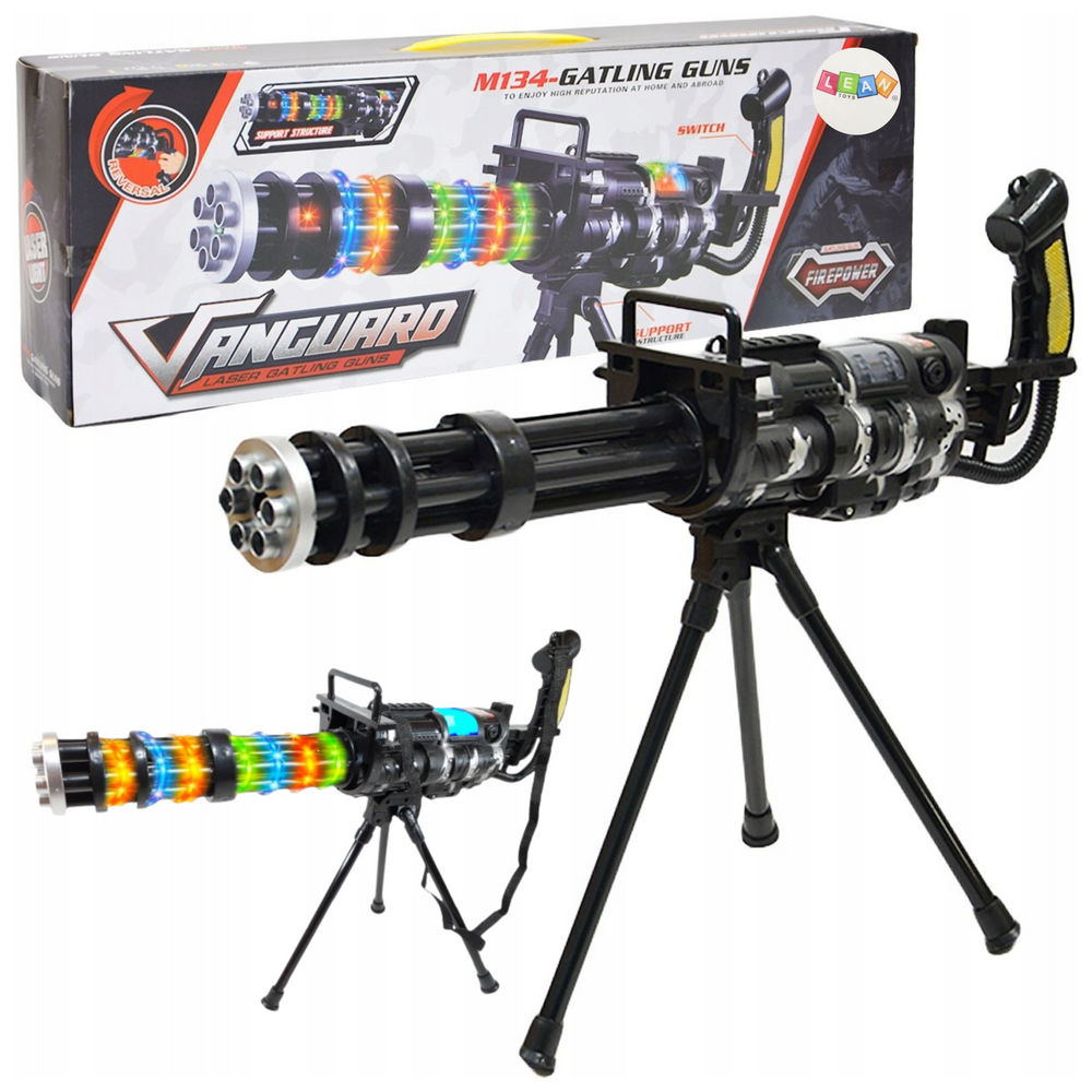 Sniper rifle stand, lights, sounds, vibration, black