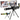 Sniper rifle stand, lights, sounds, vibration, black