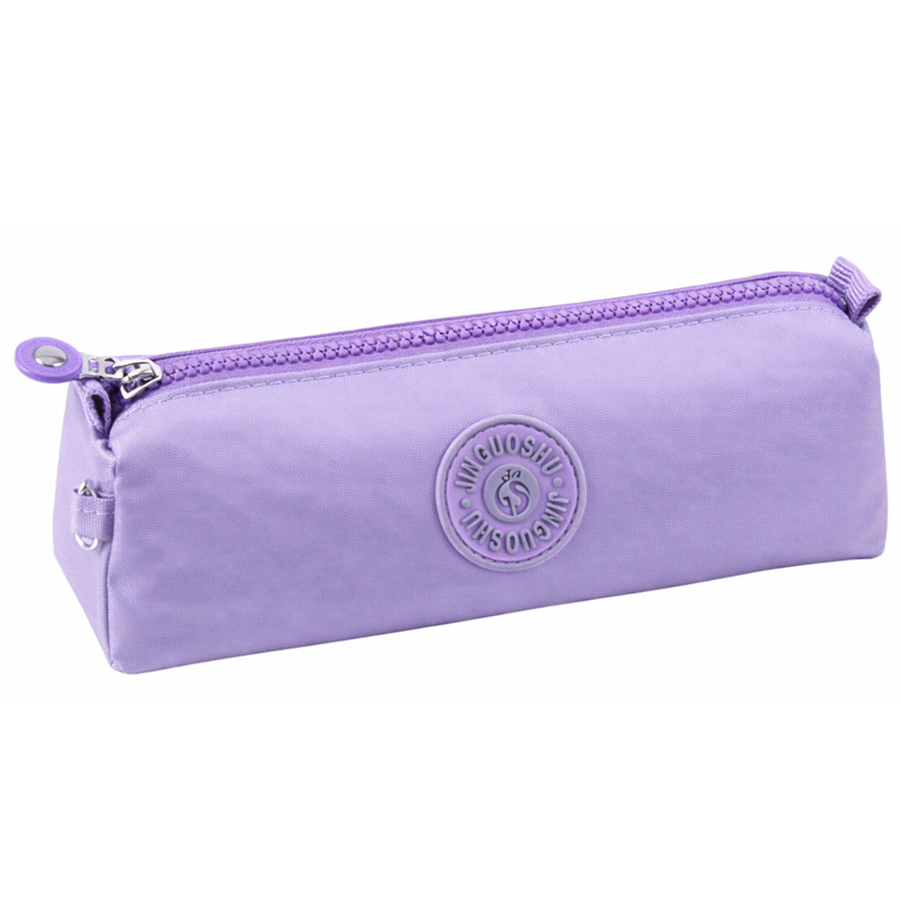 Pencil case for school, organizer, single compartment, violet, 21.5 cm (2)