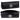 Pencil case for school, organizer, single compartment, black, 21.5 cm