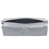 Pencil case for school, single compartment, grey, 21.5 cm (3)