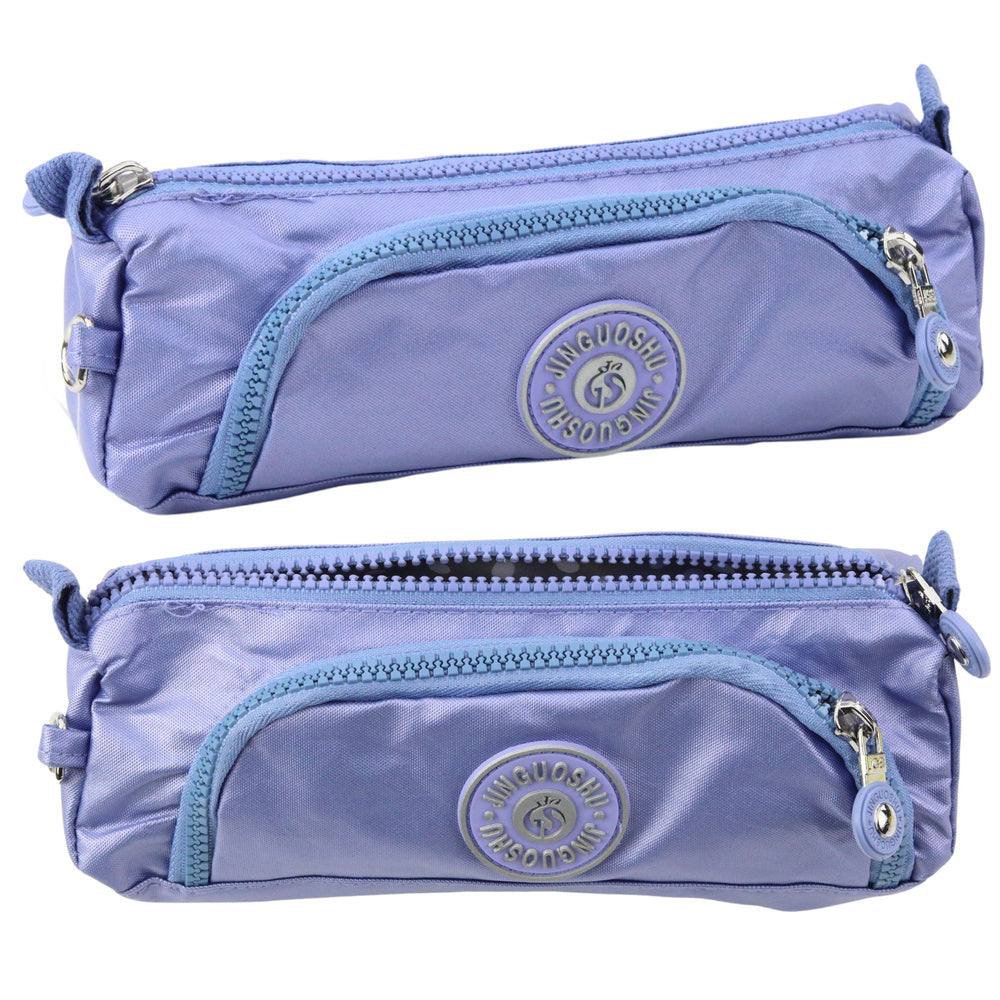Pencil case for school, functional, two compartments, charm, mix (2)