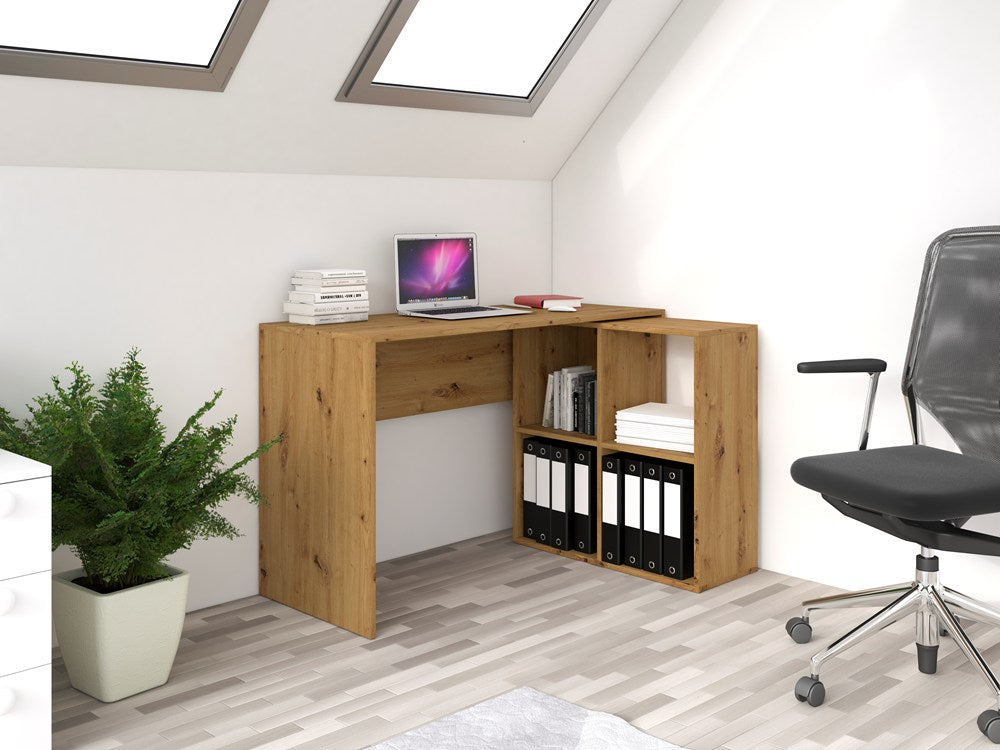 Schreibtisch Plus 2x2 EICHE ARTISAN – Produktabbildung 2