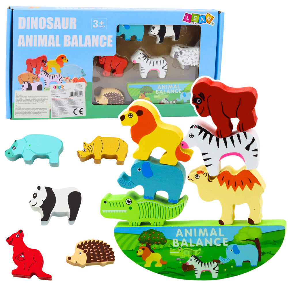 Balanced Animals wooden dexterity game 13pcs
