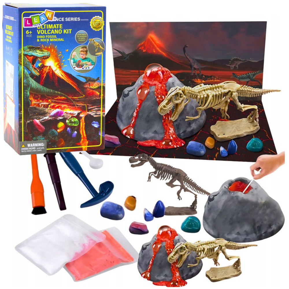 Educational Kit: Dinosaur Volcano Eruption Experiment