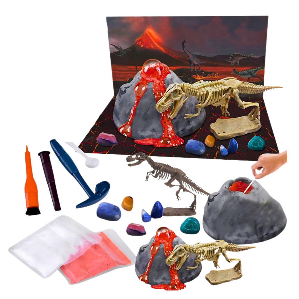 Educational Kit: Dinosaur Volcano Eruption Experiment (2)