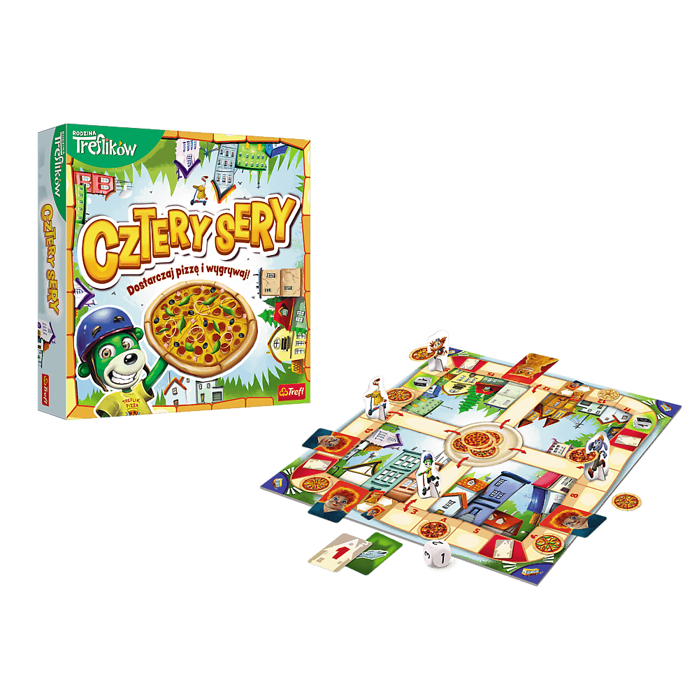 Board game - Four Cheeses – Treflik Family – Trefl 02282 (2)