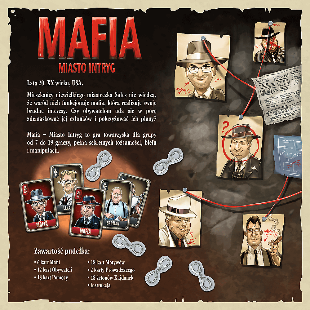Board game - Mafia City of Intrigues - Trefl 02297 (3)