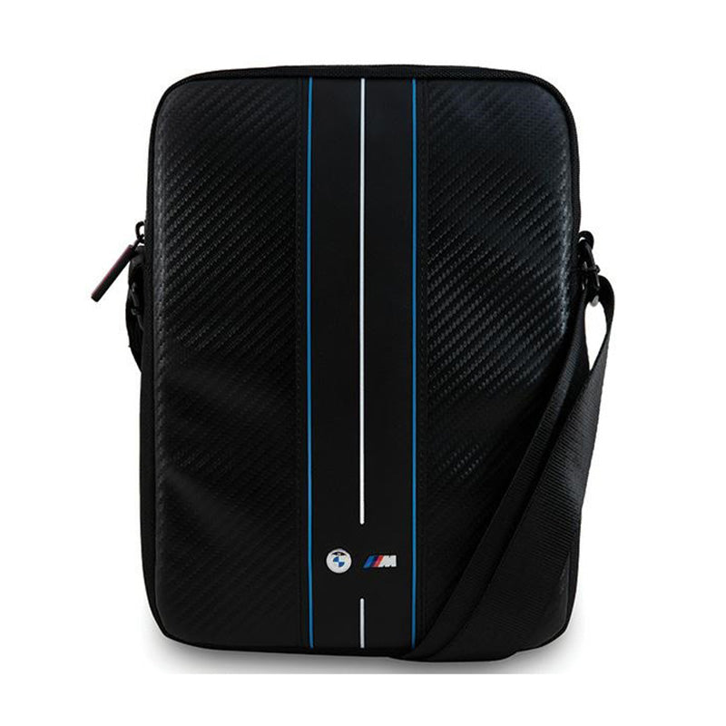 BMW Carbon Blue Stripes - 8" tablet sleeve (black)