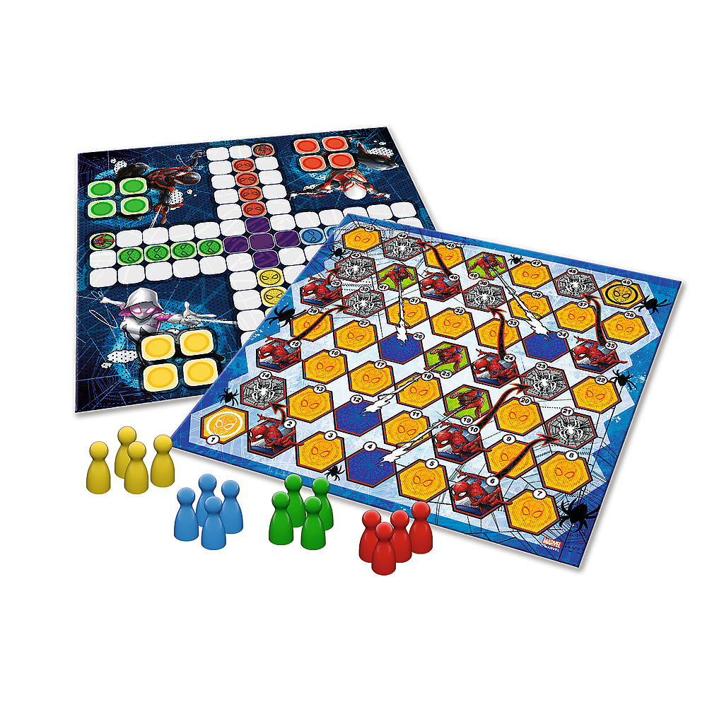 2-in-1 Game Chinese Checkers / Snakes and Ladders - Spider-Man Trefl 02419